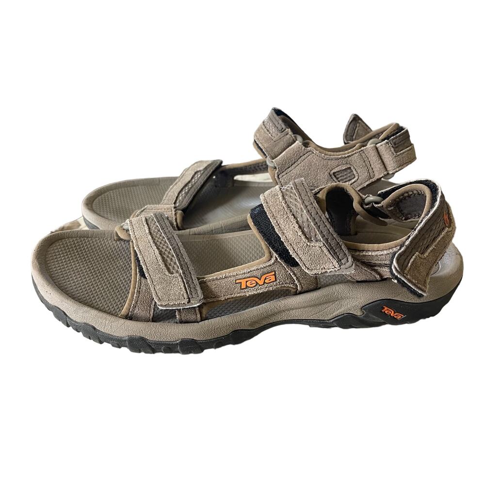 Men’s Teva Hiking Sandals Tan Outdoor Sandals Size 10